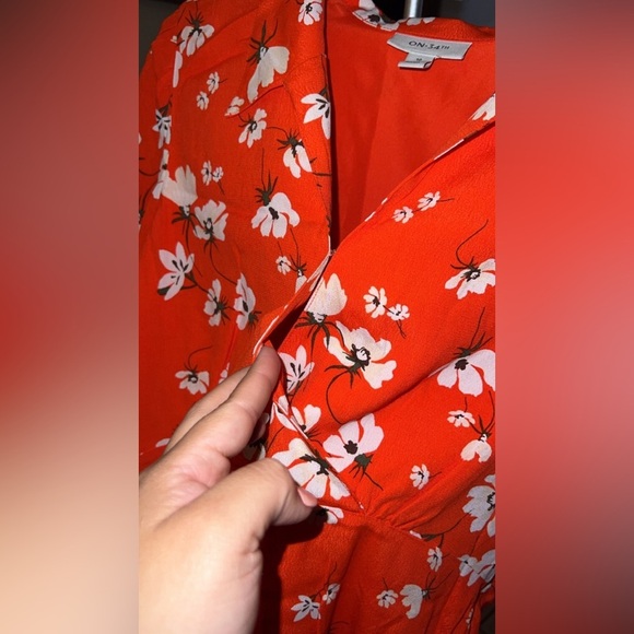 Trendy Print Collared Surplice-Neck Dress, Created for Macy's - Picture 4 of 5